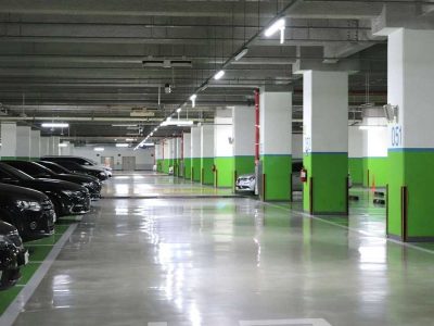 Car parking & car washing space